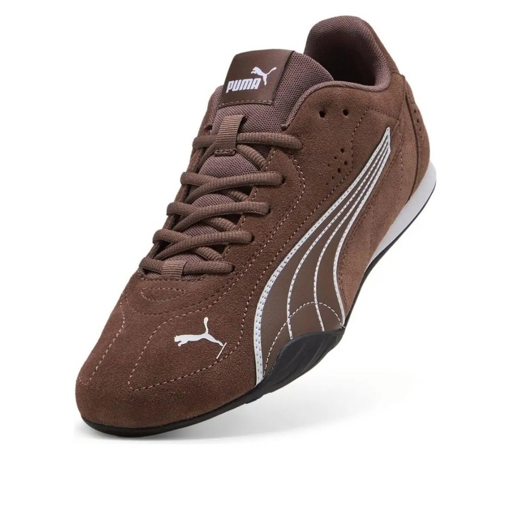 PUMA Men's Catch SD Brown & White Suede Sneakers Size 10.5 NEW!